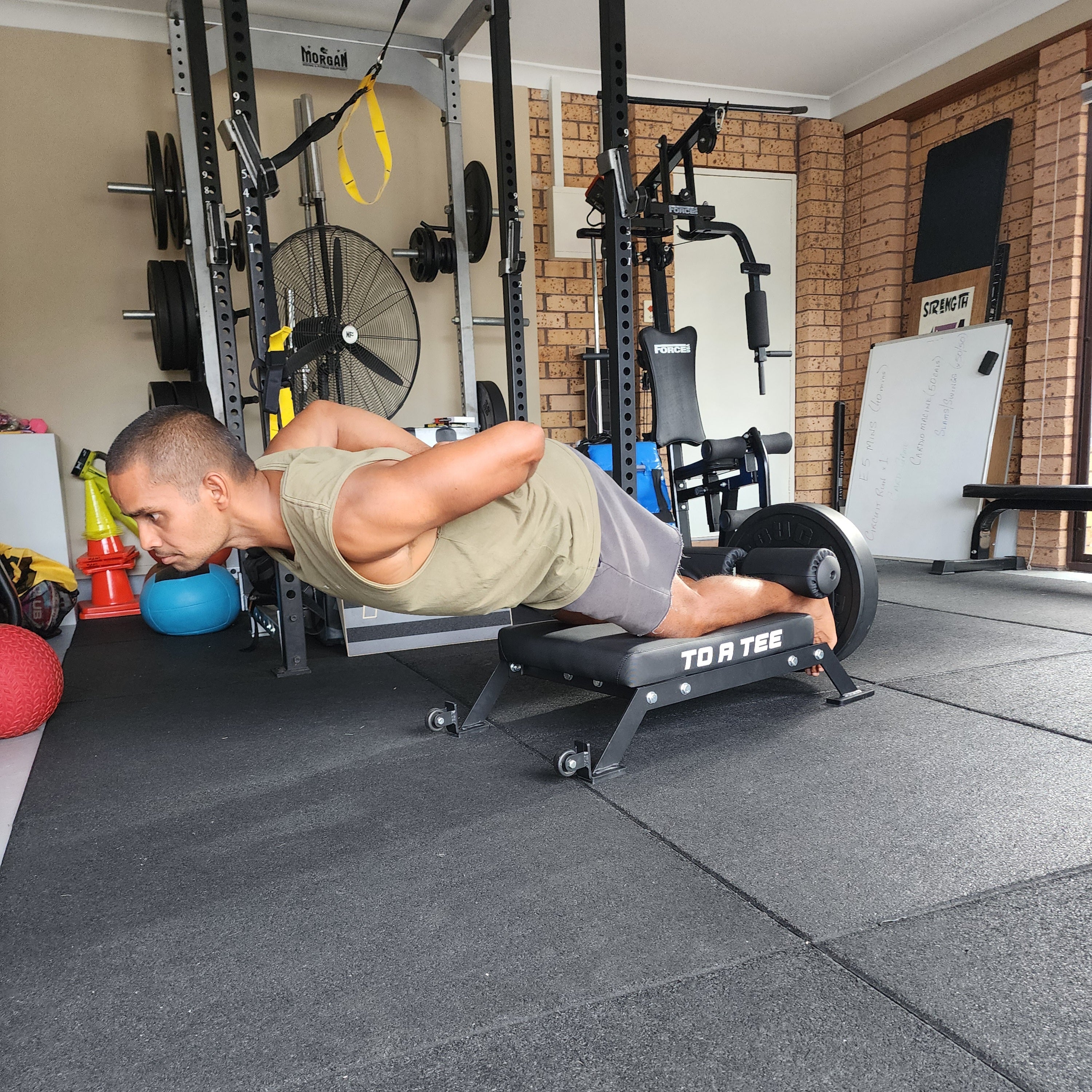 Nordic Mini Bench | Compact Hamstring Curl Bench for Injury Prevention ...